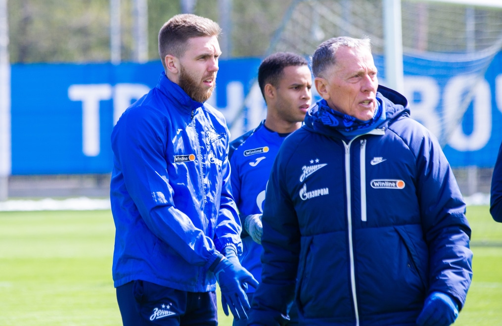 Открытая тренировка «Зенита» перед матчем с ЦСКА