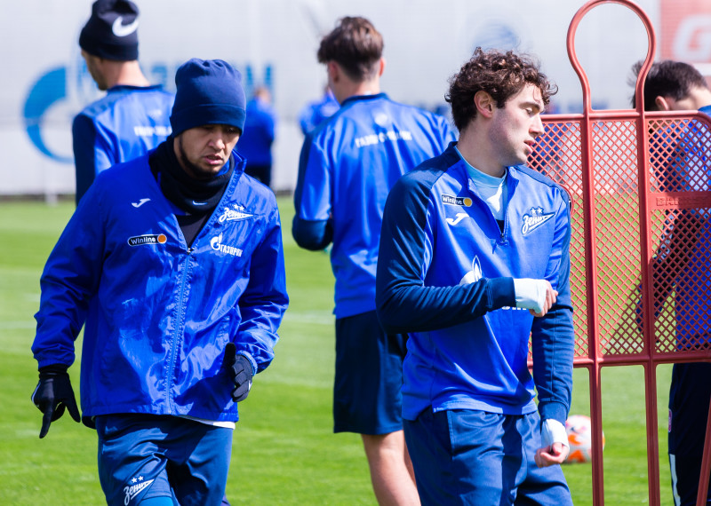 Открытая тренировка «Зенита» перед матчем с ЦСКА