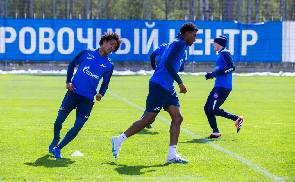 Открытая тренировка «Зенита» перед матчем с ЦСКА