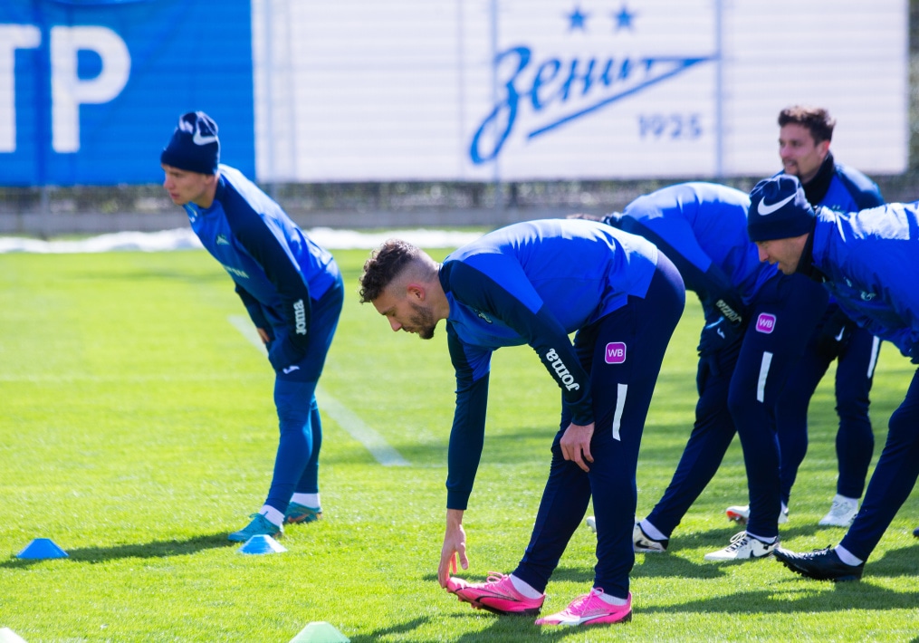 Открытая тренировка «Зенита» перед матчем с ЦСКА