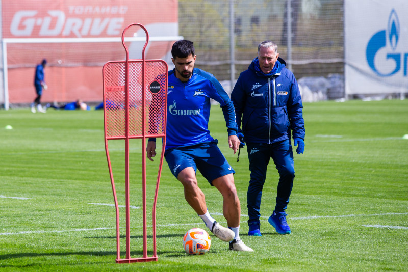 Открытая тренировка «Зенита» перед матчем с ЦСКА