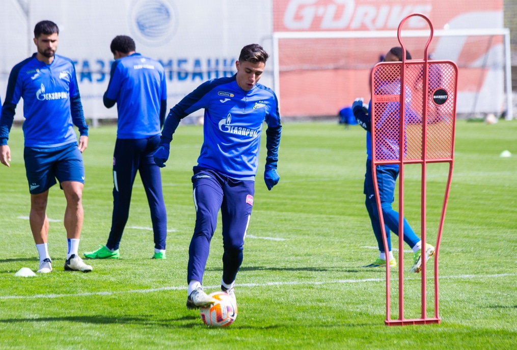 Открытая тренировка «Зенита» перед матчем с ЦСКА