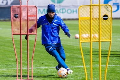 Открытая тренировка «Зенита» перед матчем с ЦСКА