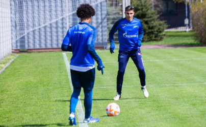 Открытая тренировка «Зенита» перед матчем с ЦСКА