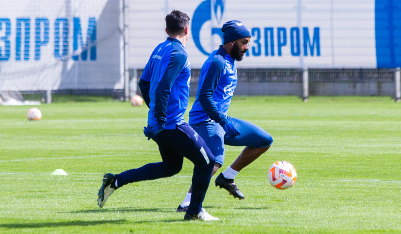 Открытая тренировка «Зенита» перед матчем с ЦСКА