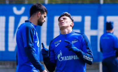 Открытая тренировка «Зенита» перед матчем с ЦСКА