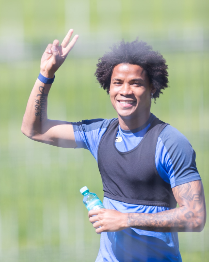 Открытая тренировка «Зенита» перед матчем с «Ахматом»