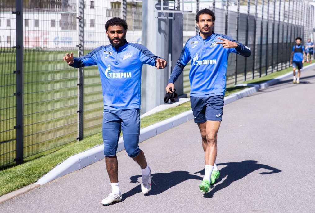 Открытая тренировка «Зенита» перед матчем с «Ахматом»
