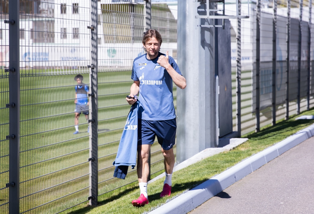 Открытая тренировка «Зенита» перед матчем с «Ахматом»