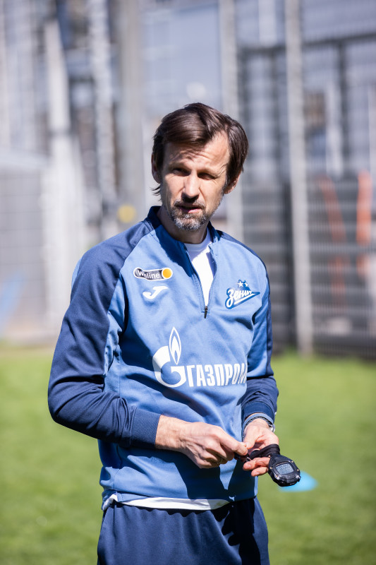 Открытая тренировка «Зенита» перед матчем с «Ахматом»