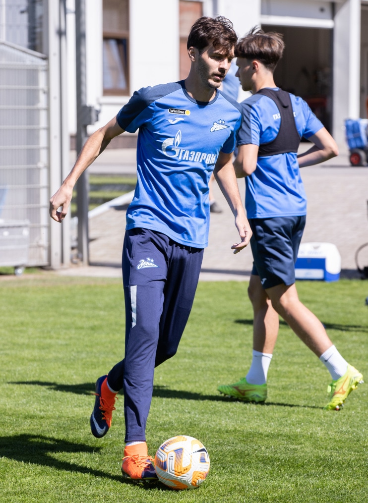 Открытая тренировка «Зенита» перед матчем с «Ахматом»