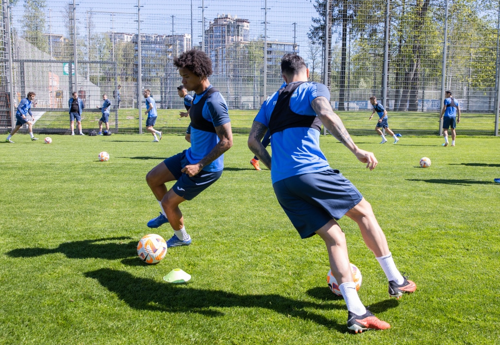 Открытая тренировка «Зенита» перед матчем с «Ахматом»