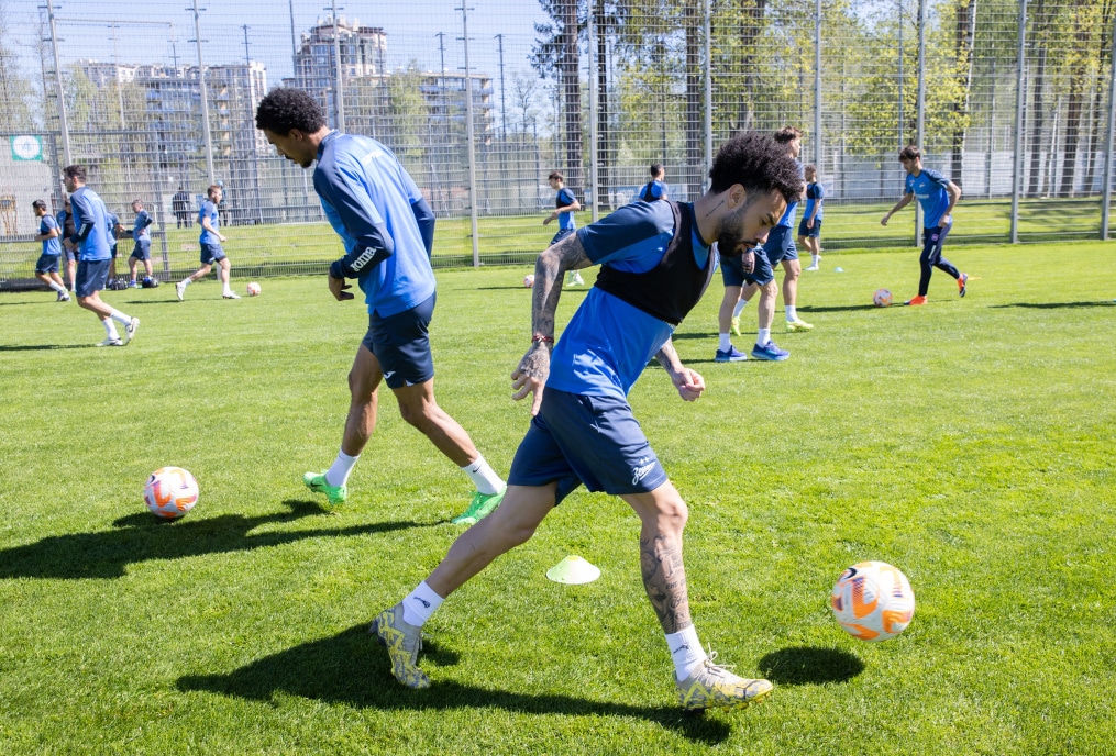 Открытая тренировка «Зенита» перед матчем с «Ахматом»