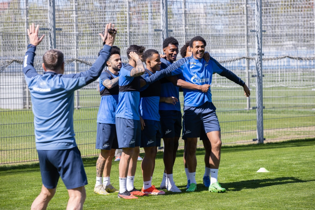 Открытая тренировка «Зенита» перед матчем с «Ахматом»