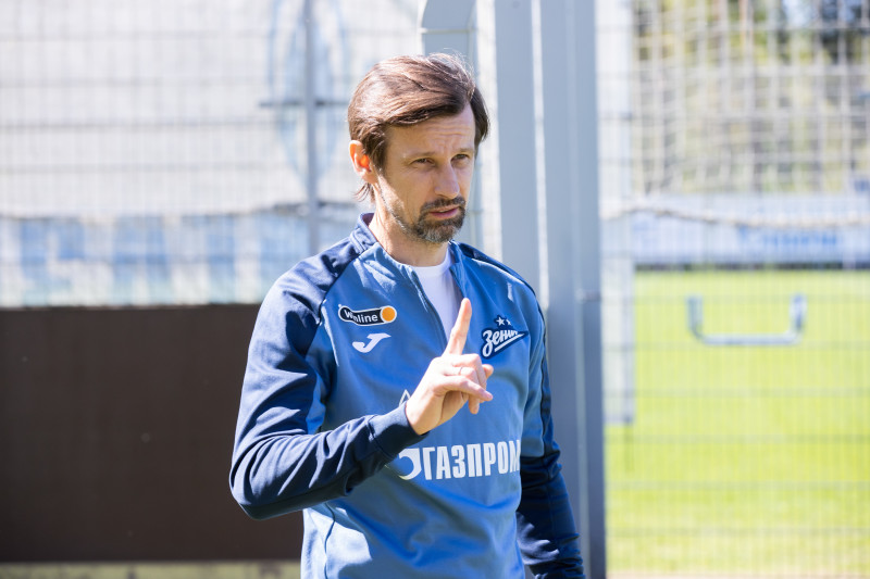 Открытая тренировка «Зенита» перед матчем с «Ахматом»