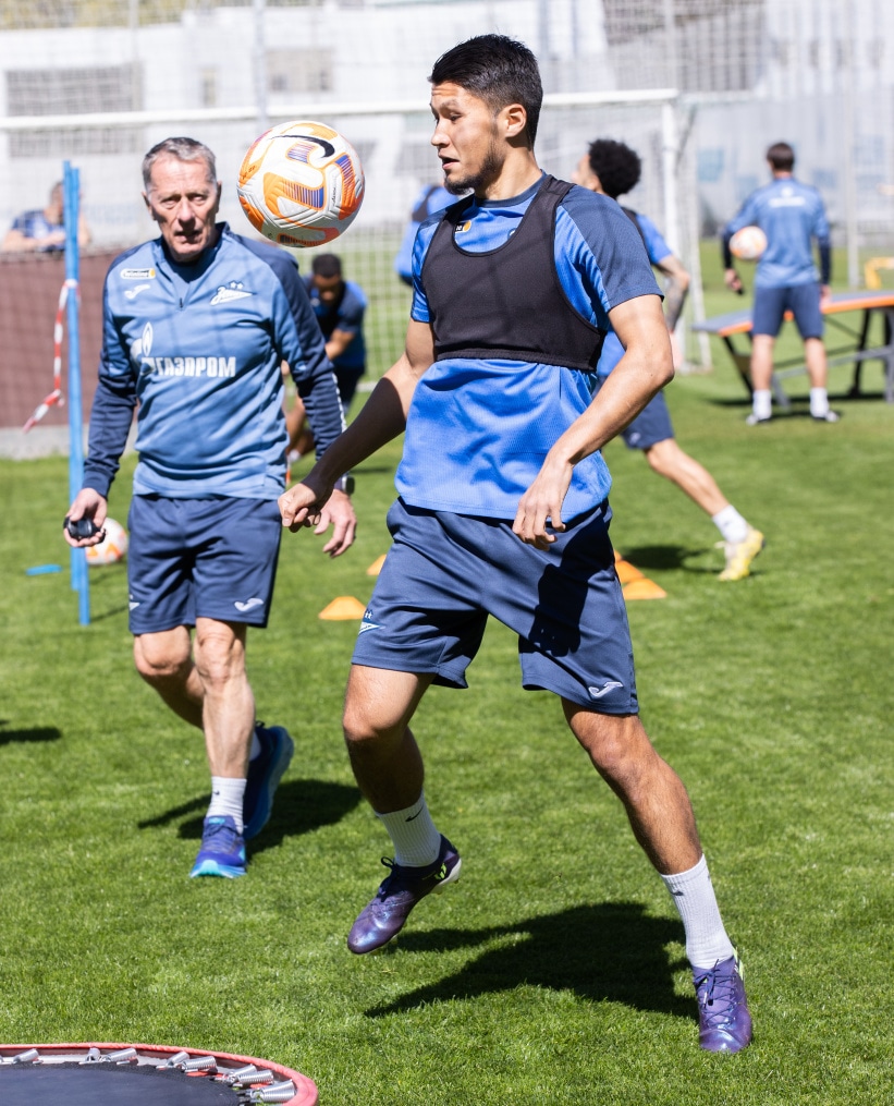 Открытая тренировка «Зенита» перед матчем с «Ахматом»
