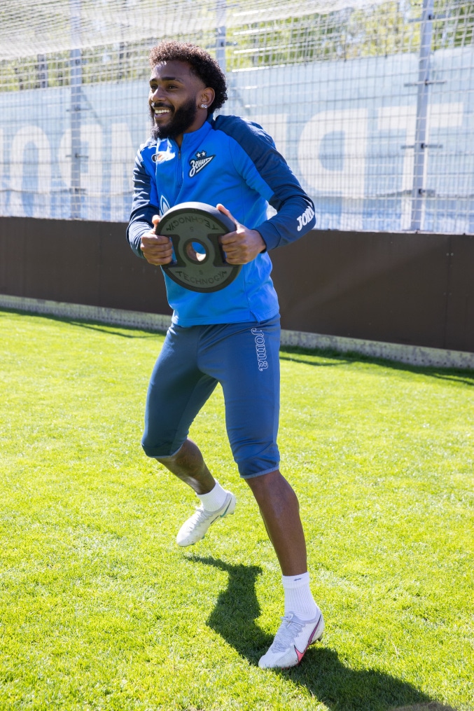 Открытая тренировка «Зенита» перед матчем с «Ахматом»