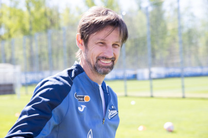 Сергей Семак на пресс-брифинге перед матчем с «Ахматом»