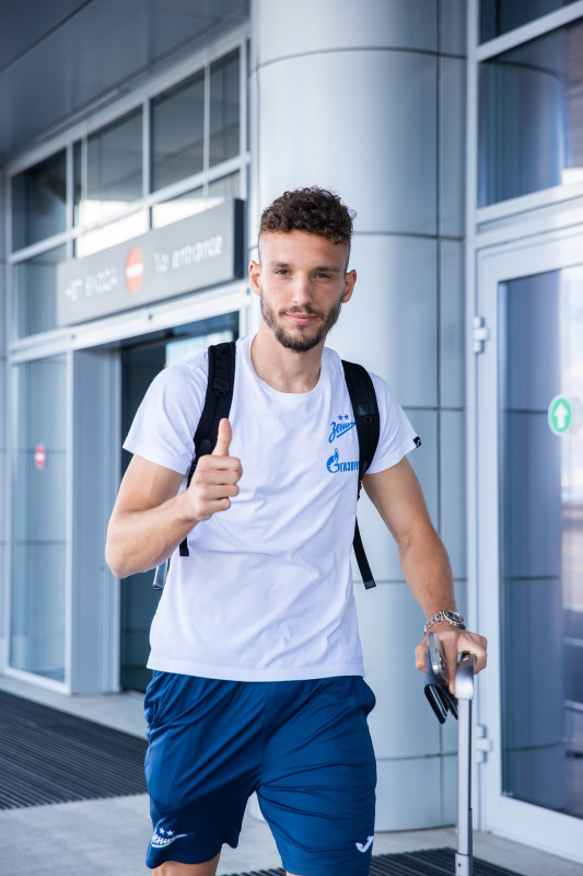 Вылет «Зенита» на матч Суперфинала Кубка России с «Балтикой»