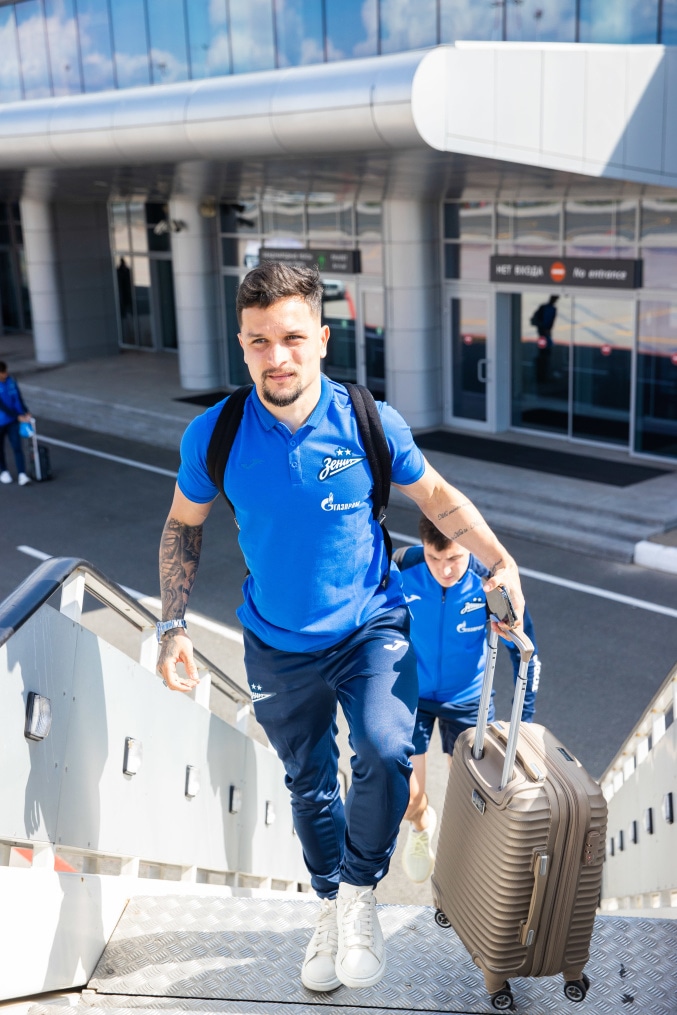 Вылет «Зенита» на матч Суперфинала Кубка России с «Балтикой»