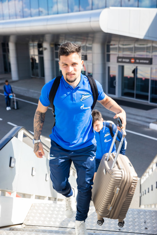 Вылет «Зенита» на матч Суперфинала Кубка России с «Балтикой»