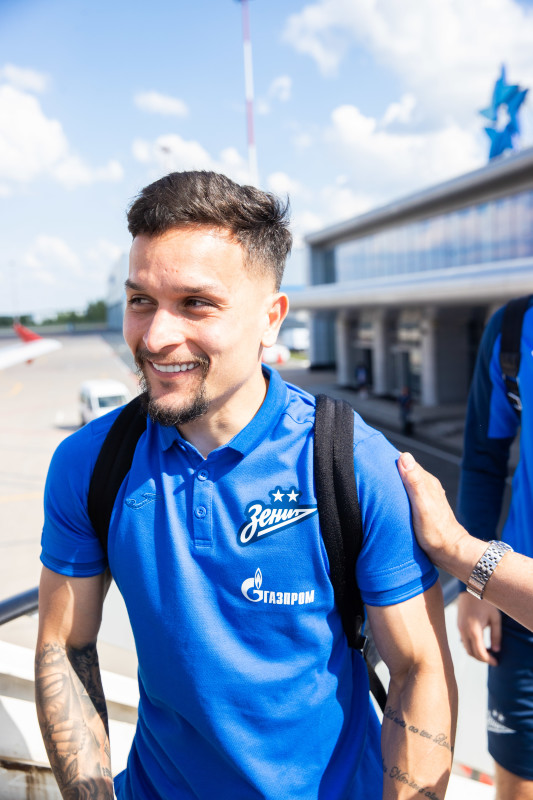 Вылет «Зенита» на матч Суперфинала Кубка России с «Балтикой»