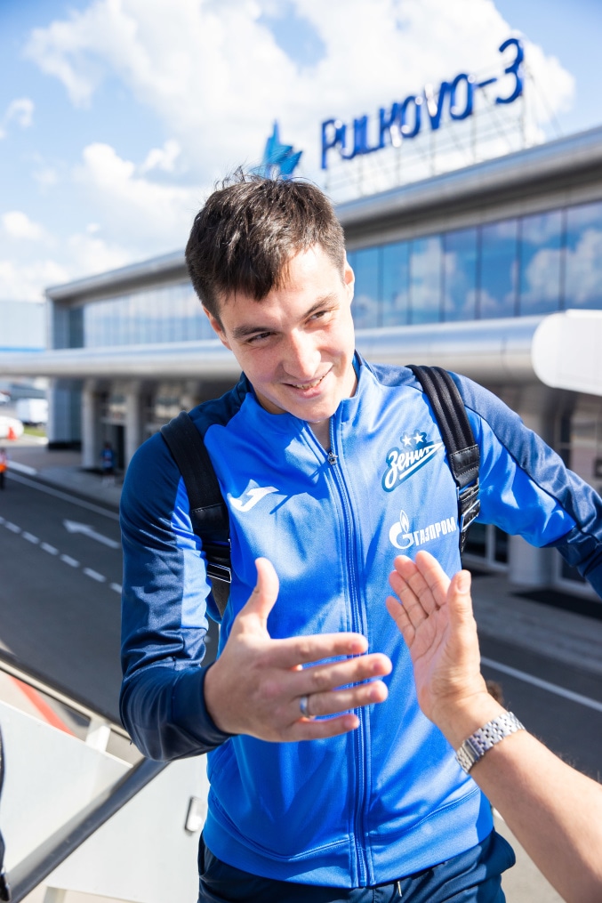 Вылет «Зенита» на матч Суперфинала Кубка России с «Балтикой»