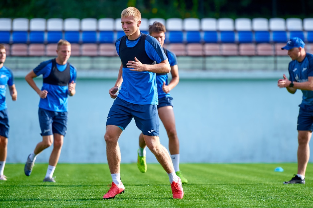 Летние учебно-тренировочные сборы «Зенита»-2 в Железноводске:19 июля, вечерняя тренировка