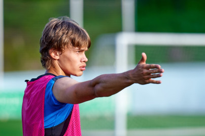 Летние учебно-тренировочные сборы «Зенита»-2 в Железноводске:19 июля, вечерняя тренировка