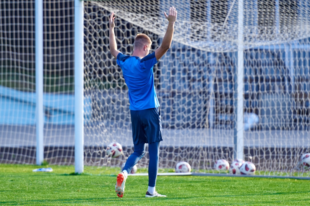Летние учебно-тренировочные сборы «Зенита»-2 в Железноводске:19 июля, вечерняя тренировка