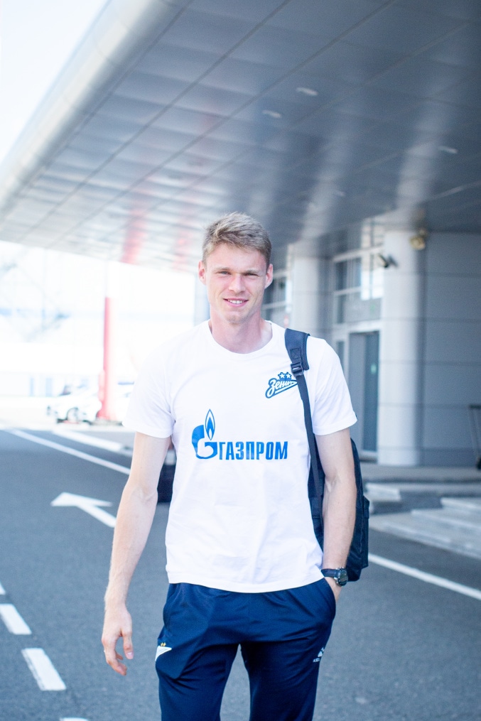 Вылет команды на матч с «Рубином» в Казань