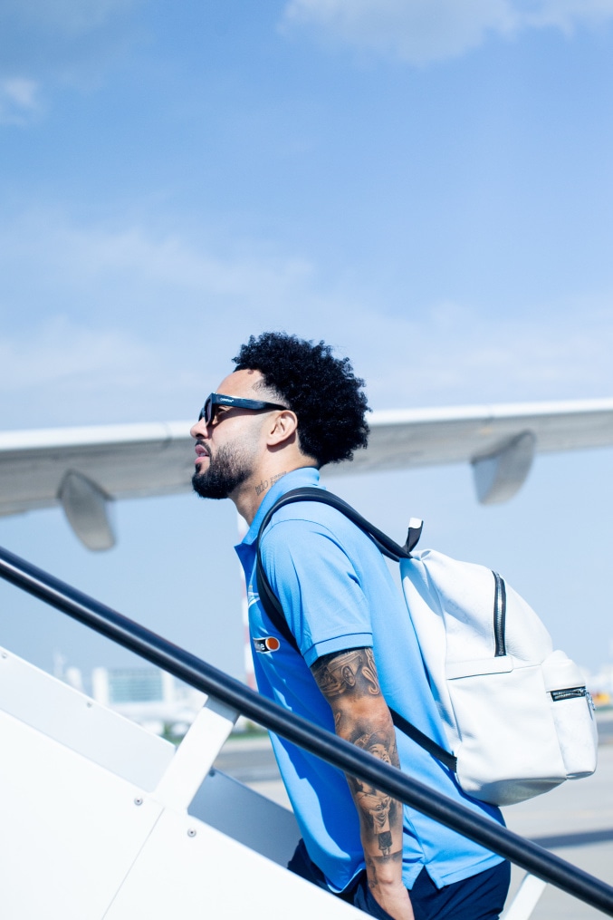 Вылет команды на матч с «Рубином» в Казань