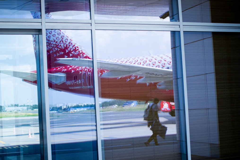 Вылет команды на матч с «Рубином» в Казань