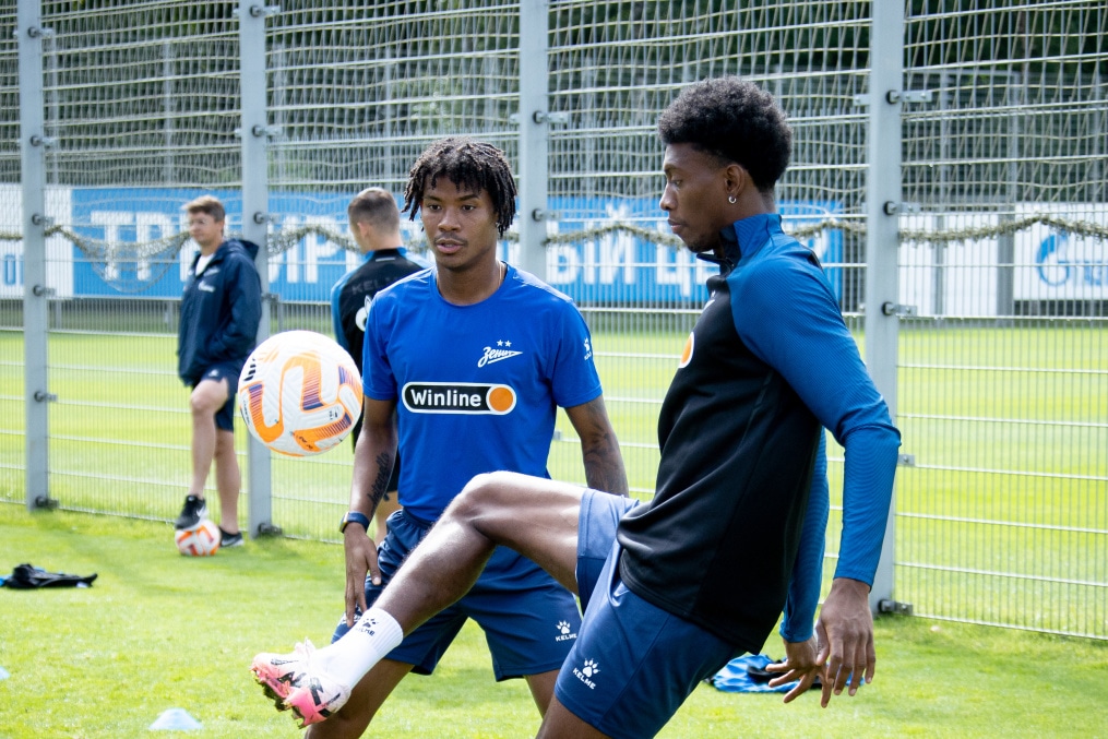 Открытая тренировка ФК «Зенит» перед матчем с «Ростовом»