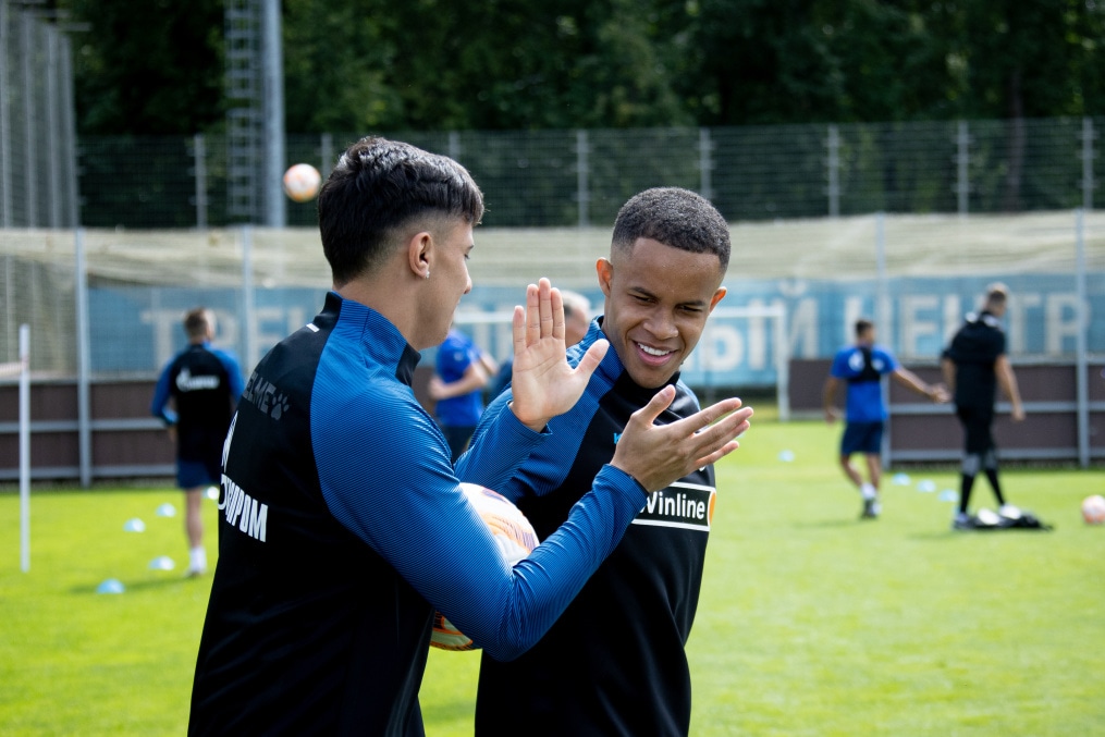 Открытая тренировка ФК «Зенит» перед матчем с «Ростовом»