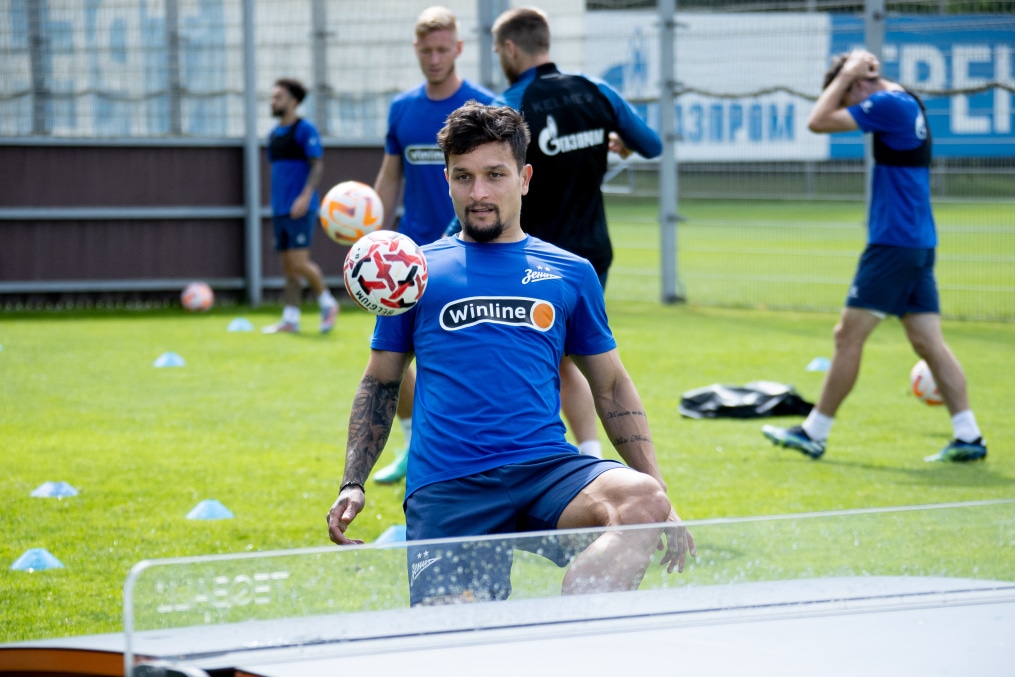 Открытая тренировка ФК «Зенит» перед матчем с «Ростовом»