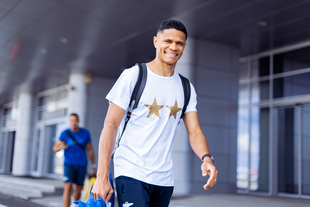 Вылет команды на матч с «Рубином» в Казань