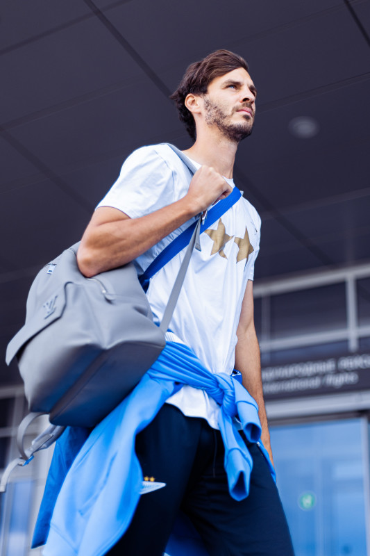 Вылет команды на матч с «Рубином» в Казань