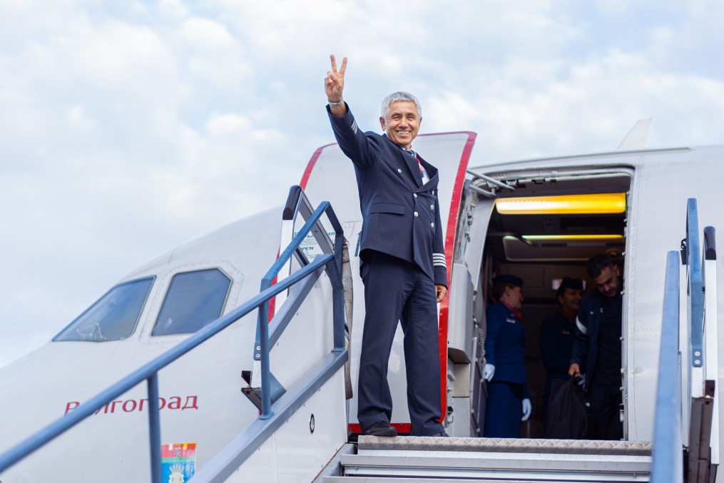 Вылет команды на матч с «Рубином» в Казань