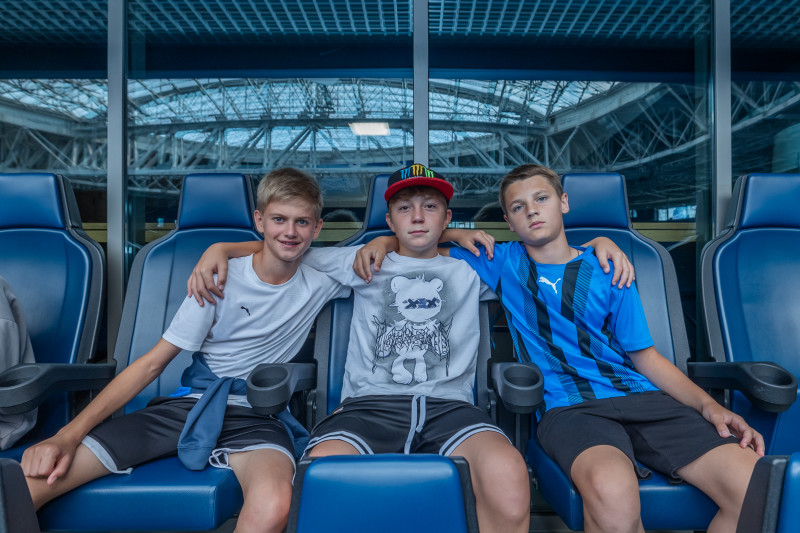 Экскурсия команды «Авангард»-2011 (Курск) на «Газпром Арену»