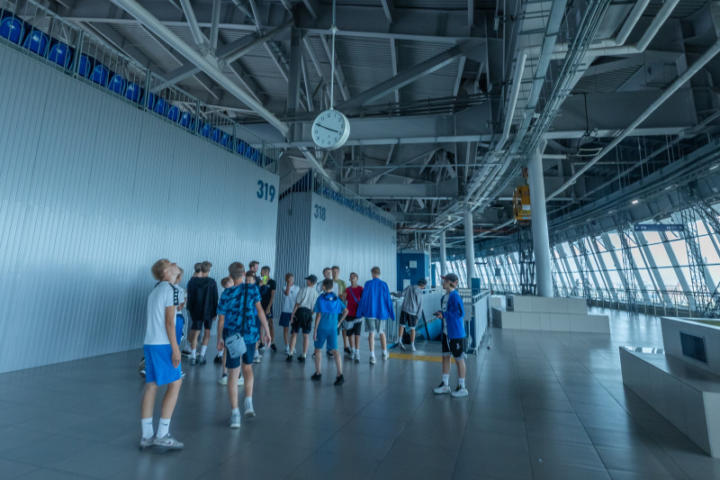 Экскурсия команды «Авангард»-2011 (Курск) на «Газпром Арену»