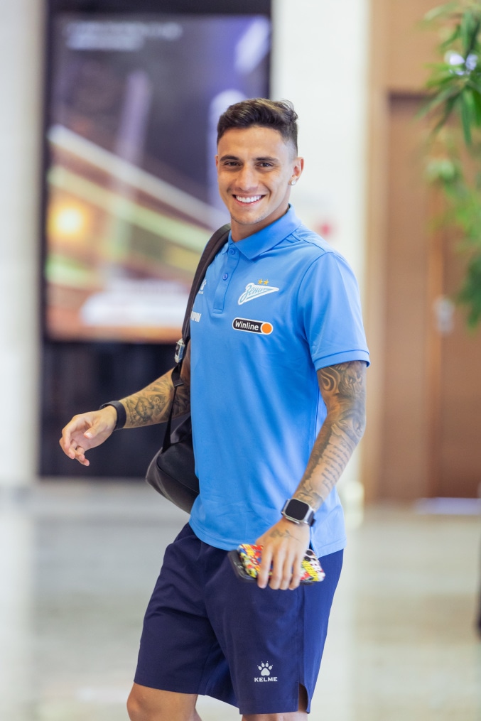 Вылет команды на матч с «Химками»