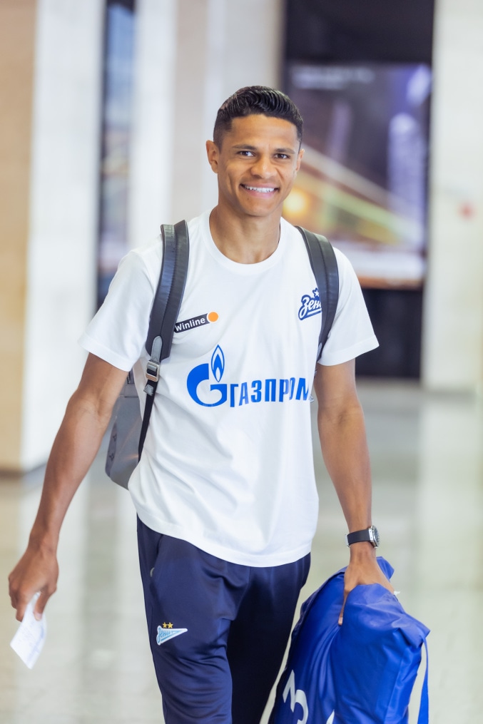 Вылет команды на матч с «Химками»