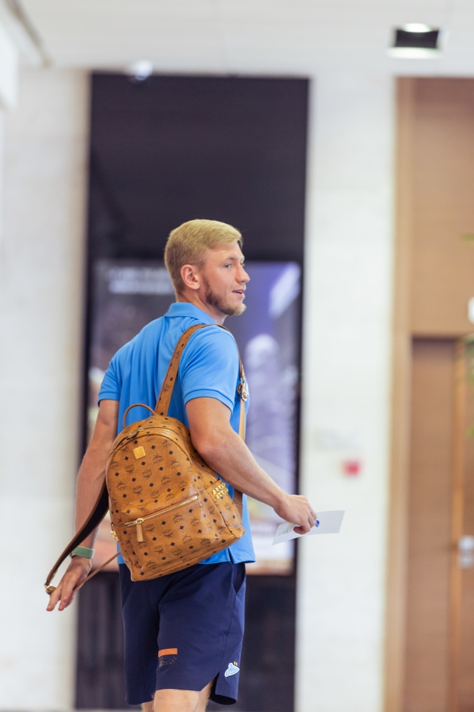 Вылет команды на матч с «Химками»