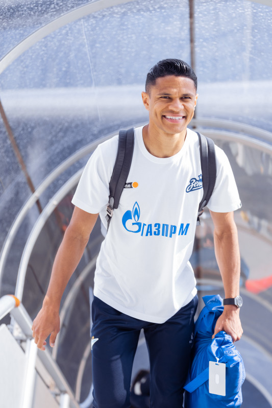 Вылет команды на матч с «Химками»