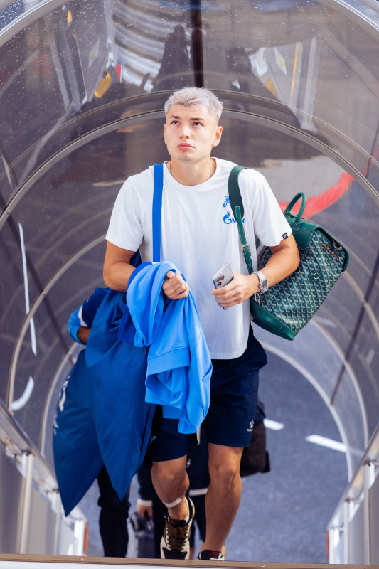 Вылет команды на матч с «Химками»