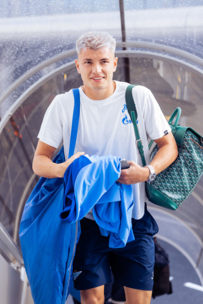 Вылет команды на матч с «Химками»