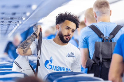 Вылет команды на матч с «Химками»