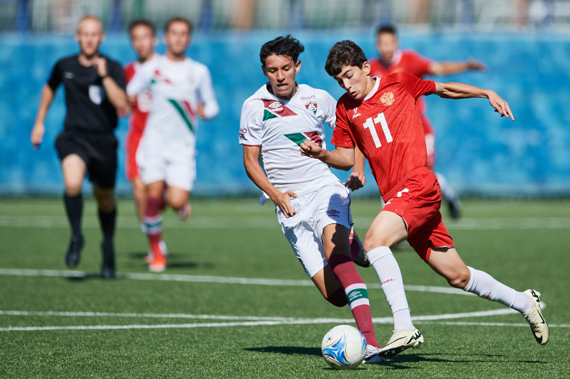 XVII международный юношеский турнир памяти Ю. А. Морозова. 5-й тур, Сборная России — «Флуминенсе»