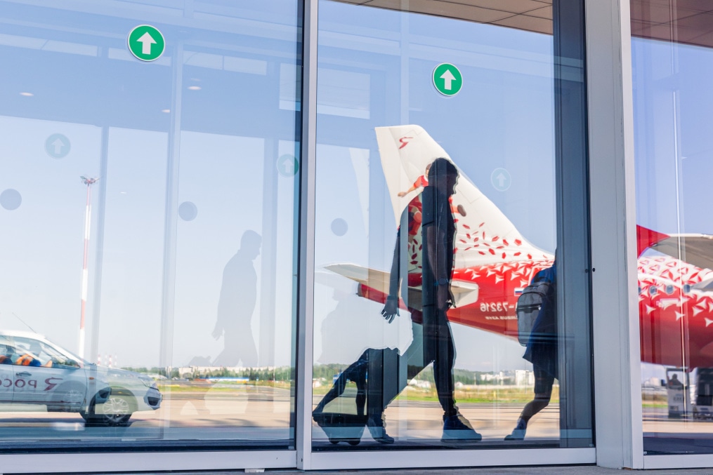 Вылет команды «Зенит» на матч с «Акроном» в Самару